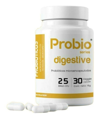 Probioticos Salud Digestiva 25 Billones En Veggiecapsulas 