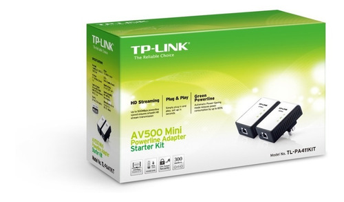 Tp-link Tl-pa411 Starter Kit Powerline Ethernet 500mbps