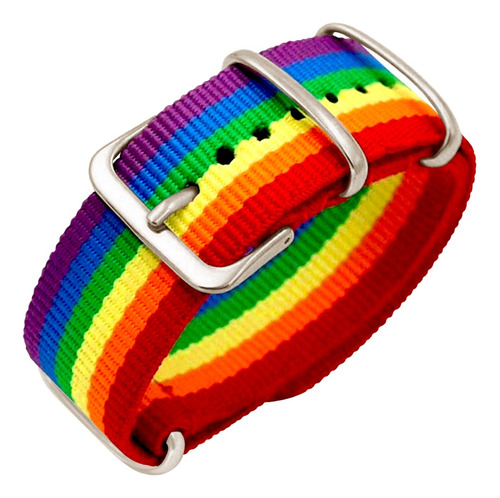 5 Pzs Pulsera Arcoíris Lgbt Pride Orgullo Gay Brazalete