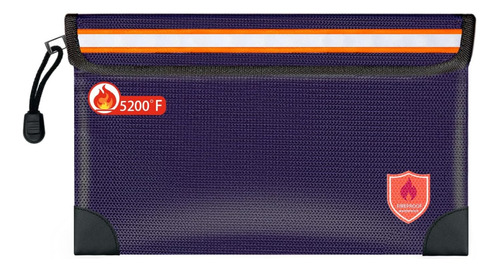 Bolsa De Almacenamiento De Archivos Ignífuga 20.3cm*12.7cm