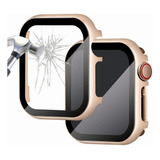 Glass +case For Apple Watch Case Series Se 6 5 4 3 2, Metal