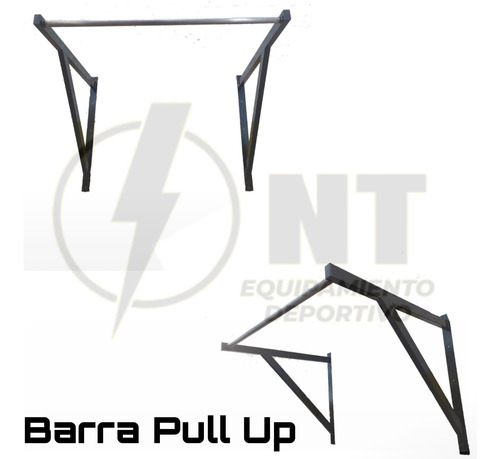 Barra De Dominadas/pull Up 120x90 Crossfit/gym Para Pared 