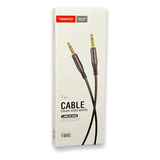 Cable Audio Auxiliar 1 Metro Tranyoo Original Negro