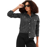 Chaqueta Mujer Gap Jeans Black Alpine Negro