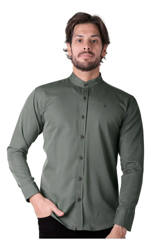 Camisa Hombre Casual Slim Verde Stfashion 50505202 | Envío gratis