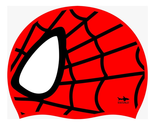 Gorras Para Natación Infantil Modelo Spiderman - Escualo Color Rojo Talla Unitalla Diseño De La Tela Estampada