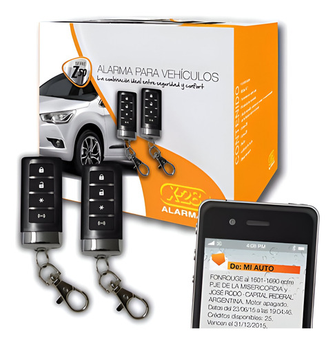 Kit X28 Alarma Z50 H + Cierre Cent. Corsa Classic 4 Puertas