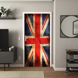 Adesivo De Porta Personalizado Bandeira Inglaterra 90x215 Cm