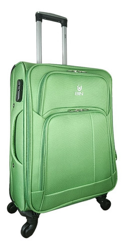 Maleta De Viaje 18 PuLG Cabina Expandible Bin M005 Verde