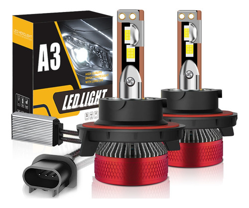 Focos Delanteros Led H4 H13 9007 9004 Alta Y Baja 26000lm