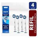 Refil Escova Dental Eletrica Precision Clean Oral-b C/ 4 Uni