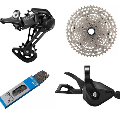 Set Grupo Transmision Mtb Full Shimano Deore 11v-oscar Bikes