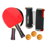 Kit 2 Raquete Tenis De Mesa Ping Pong Profissional  + Brinde