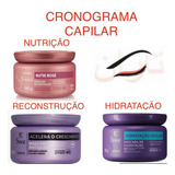 Kit Cronograma Capilar Siage Rose, Crescimento E Micelar