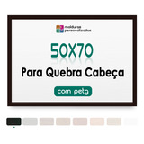 Moldura 70x50 Para Quebra Cabeça Great Big Owl Com Petg