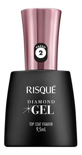 Esmalte Diamond Gel Top Coat Fixador Risqué 9.5 Ml