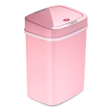 Bote P/ Basura Ninestars, Acero Inoxidable, 11.4 L, Rosa