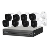 Kit 8 Camaras Metalicas 2mp 1080p Lite Cctv H265 P2p 