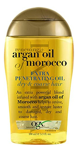 Aceite Capilar Ogx Aceite De Argán Renovador Para Cabello Ás