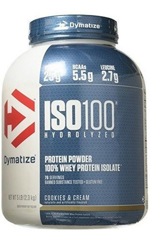 Dymatize Nutrition Iso 100 Whey Protein - Galletas Y Crema