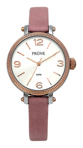 Reloj Prune Pru-5064-06 Sumergible Cuero