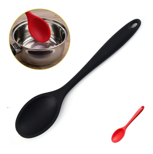 Colher Para Arroz Grande Silicone 28cm Reforçado Core