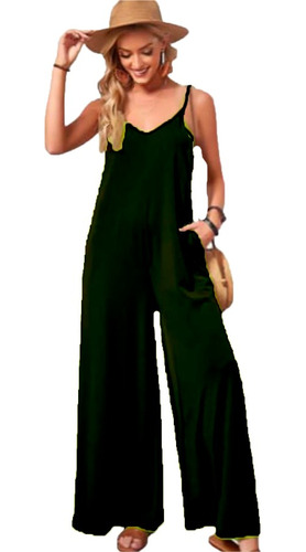 Jumpsuit De Tirantes Casual Fresco