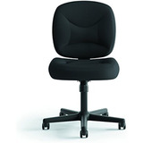 Silla De Trabajo Con Respaldo Bajo Hon Valutask - Silla De C Color Black Material Del Tapizado The Hon Company