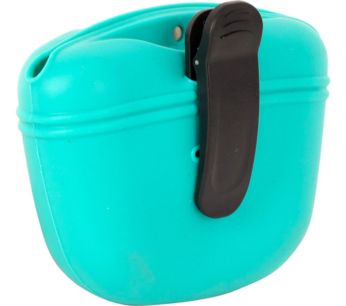 Petisqueira Bolsa Porta Petisco Silicone Adestramento Cães