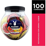 Playboy Condoms Vitrolero 100 Condones Aroma Y Sabor