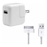 Cargador iPad 1 2 3 De 12wts + Cable Usb 30 Pines Sellados