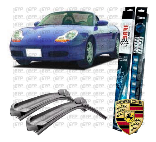 Kit 2 Escobilla Aerodinmica Porsche 911 Boxster 1997/... 2u Foto 2