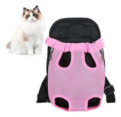 Mochila Transportadora Para Mascotas Ajustable Bolsa Frontal