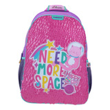 Mochila Grande Escolar Chenson Happy Girl Primaria Niña Gato Espacial Bogui Hg64445-p