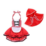 Disfraz De Caperucita Roja Para Niñas, Bebés, Niños Pequeños