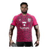 Camiseta Rugby Kapho Chiefs Pink 2023 Super Rugby Niños