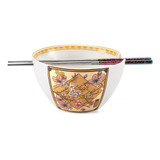 Hagary Cherry Blossom Ramen Bowl Con Palillos Tazón De Cerám