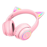 Audífonos Inalámbricos Para Juegos Onikuma B90 Rgb Cat Ear