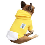 Ichoue Bulldog Inglés Ropa Sudaderas Con Capucha Para Perro