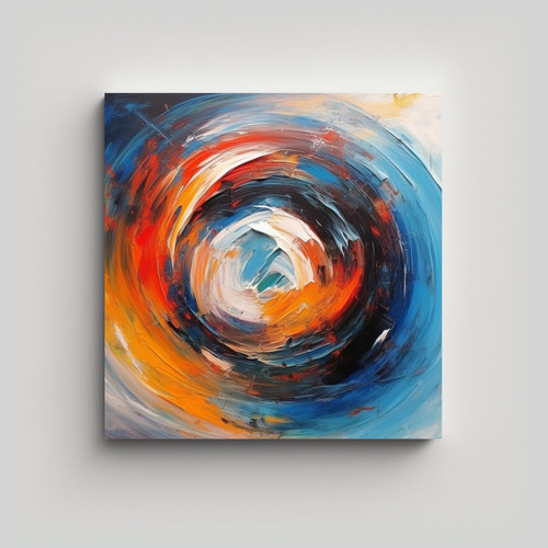 60x60cm Pintura Al Estilo Estilo Óleo Abstracta En Diseño 