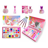 Maquillaje Infantil Niñas Maleta + Perfume + Set De Brochas