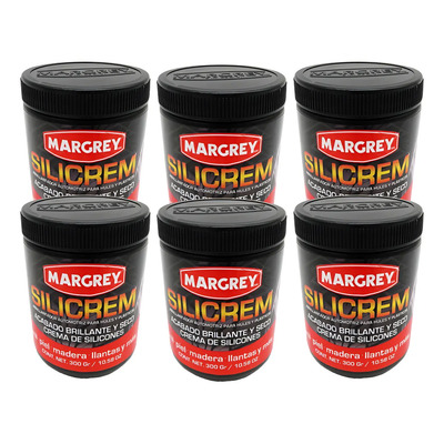 6 Abrillantador Para Llantas Y Plásticos Silicrem W Margrey | Envío gratis