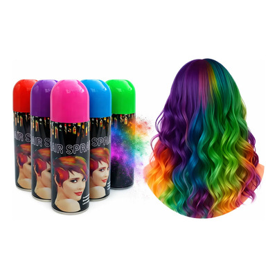 3 Tinte Pintura Para Cabello N Aerosol Spray Colores Lavable | Meses sin interés