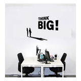 Vinilo Decorativo Think Big Grandes Ideas Pegatina 