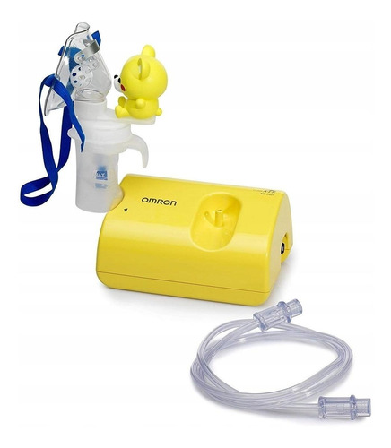 Omron Nebulizador De Compresor Ne-c801kd Caja Con 1 Equipo Color Amarillo