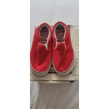 Panchas Alpargatas Cheeky Para Niños Talle 22 Color Rojo