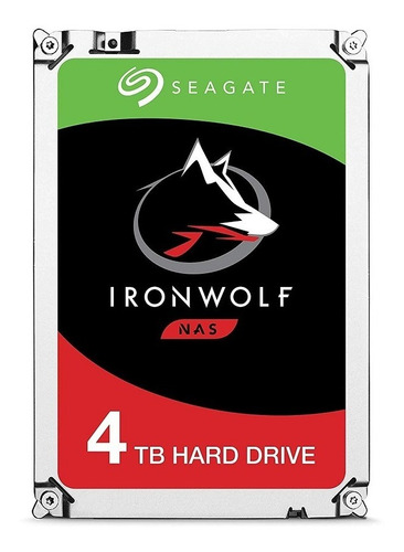 Hd Desktop Seagate Ironwolf 4tb Nas Sata 5400rpm St4000vn006