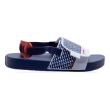 Chinelo Infantil Menino Slide Rider Full 86 Ll 12278 Azul