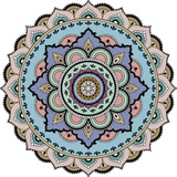 Vinilo Pared Mandala Color New Wall Sticker
