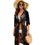 Mujer Vestido De Playa Verano Cubre Bikini Pareos Playeros